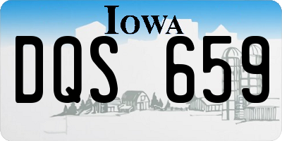 IA license plate DQS659
