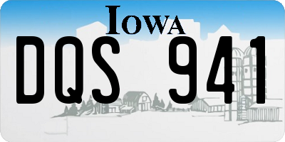 IA license plate DQS941