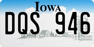 IA license plate DQS946