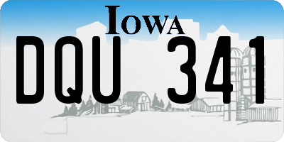 IA license plate DQU341