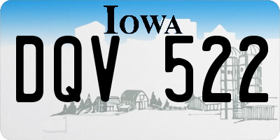 IA license plate DQV522