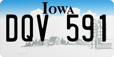 IA license plate DQV591