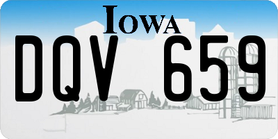 IA license plate DQV659