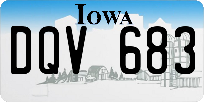 IA license plate DQV683