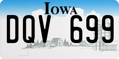 IA license plate DQV699