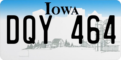 IA license plate DQY464