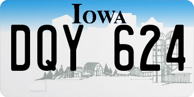 IA license plate DQY624