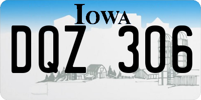 IA license plate DQZ306