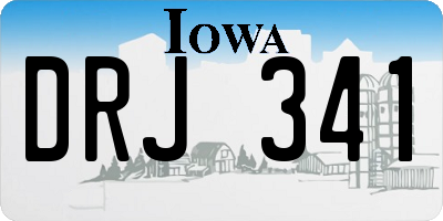 IA license plate DRJ341