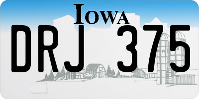 IA license plate DRJ375