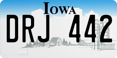 IA license plate DRJ442
