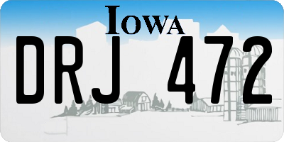 IA license plate DRJ472