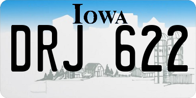 IA license plate DRJ622