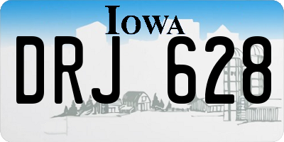 IA license plate DRJ628