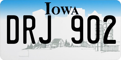 IA license plate DRJ902