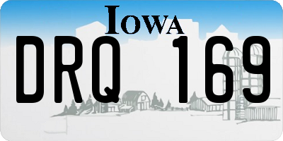 IA license plate DRQ169