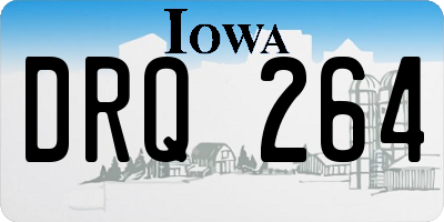 IA license plate DRQ264