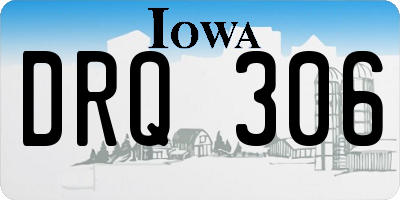 IA license plate DRQ306