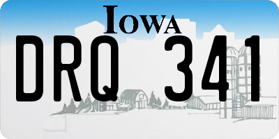 IA license plate DRQ341
