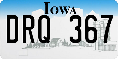 IA license plate DRQ367