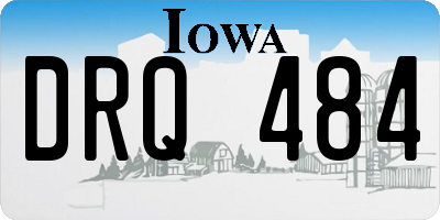 IA license plate DRQ484