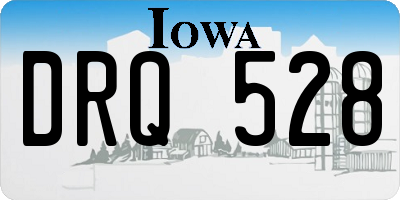 IA license plate DRQ528