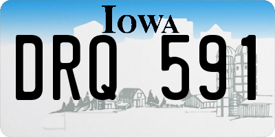 IA license plate DRQ591
