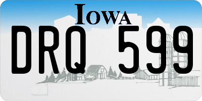 IA license plate DRQ599