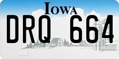 IA license plate DRQ664