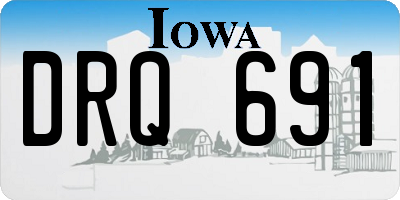 IA license plate DRQ691