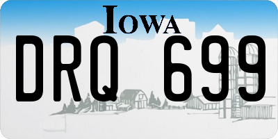 IA license plate DRQ699