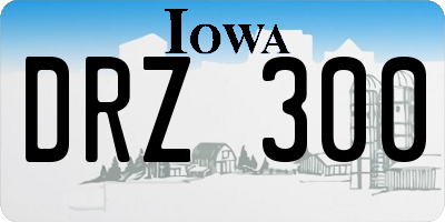 IA license plate DRZ300