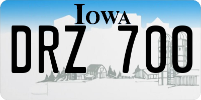 IA license plate DRZ700