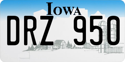 IA license plate DRZ950