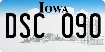 IA license plate DSC090