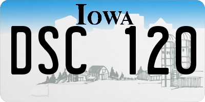 IA license plate DSC120