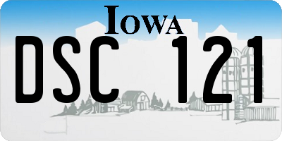 IA license plate DSC121