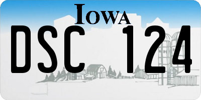 IA license plate DSC124