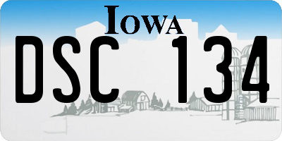IA license plate DSC134