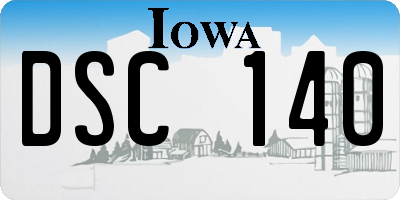 IA license plate DSC140