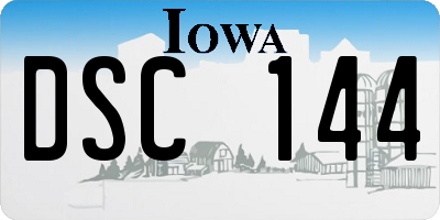IA license plate DSC144