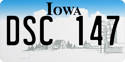 IA license plate DSC147