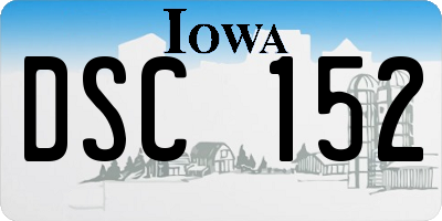 IA license plate DSC152