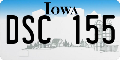 IA license plate DSC155