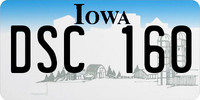 IA license plate DSC160