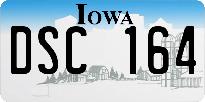 IA license plate DSC164