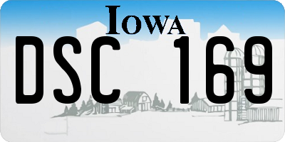 IA license plate DSC169