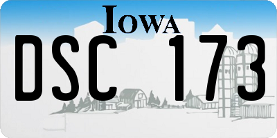 IA license plate DSC173