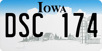 IA license plate DSC174
