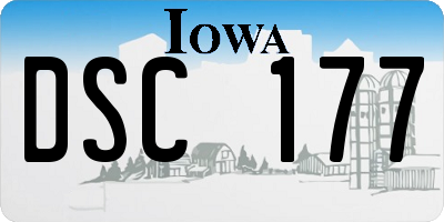 IA license plate DSC177